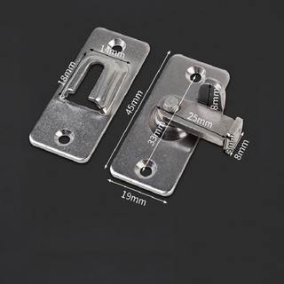 Chốt khóa dành cho cửa lùa gạt inox - diy598