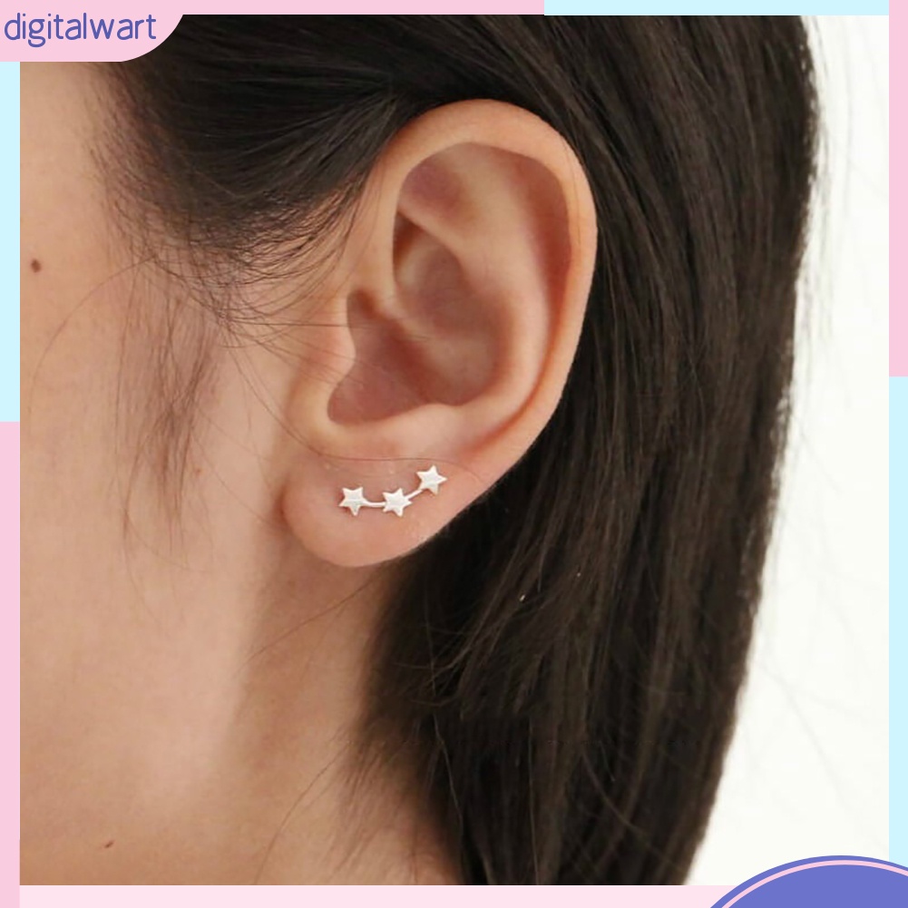 1 đôi bông tai hình ngôi sao nhỏ thời trang thanh lịch cho nữ