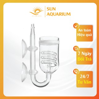 Sủi Co2 Thuỷ Tinh Thiết Kế 3 Vòng Xoắn Ốc Chất Lượng Cao, Giúp Khuếch Tán Co2 Tốt