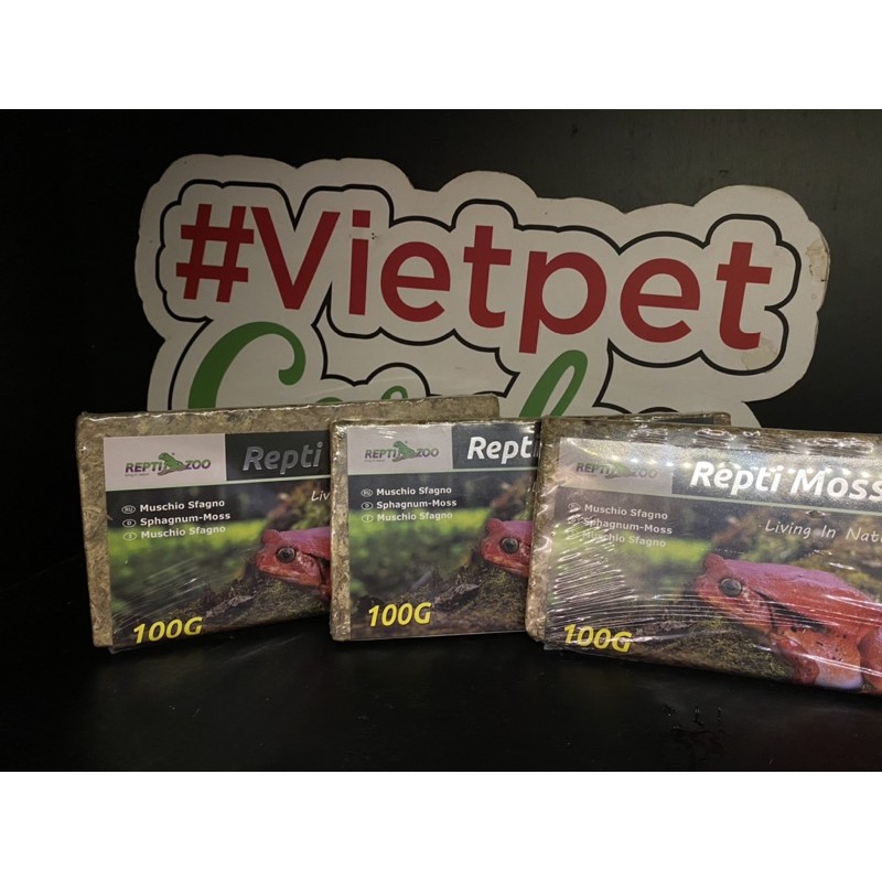 Rêu Khô dành cho bò sát sống ẩm, ếch, thằn lằn da báo | Repti Zoo | Vietpetgarden