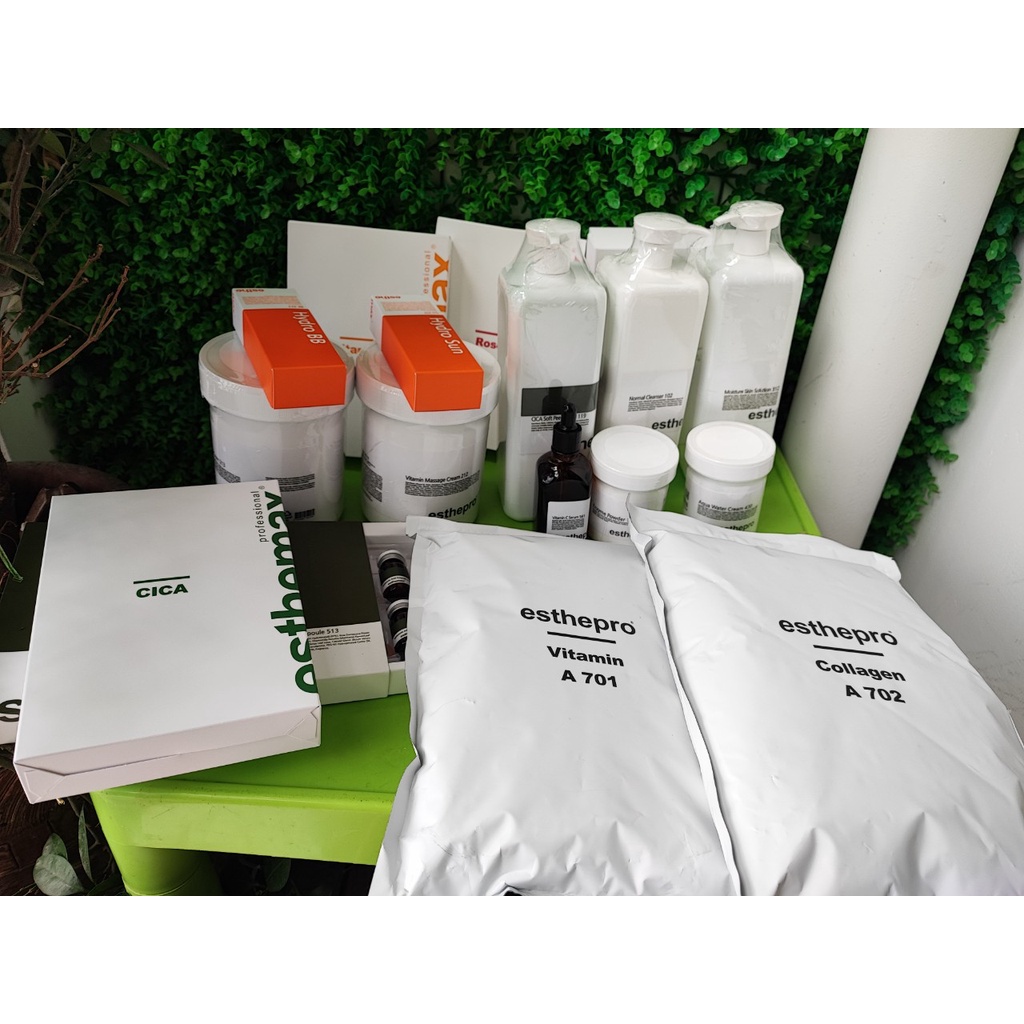 Bộ Chăm Sóc Da Cơ Bản Cho Spa, Dòng Mỹ Phẩm Esthemax Chăm Sóc Da Chuẩn Ngành Spa, Chính Hãng Hàn Quốc, Tách Lẻ, Đủ Bộ