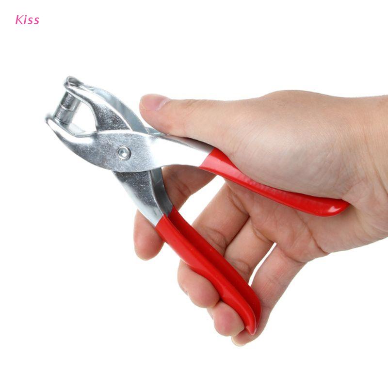 Set Kìm Bấm Lỗ Kèm 100 Vòng Bấm Sử Dụng Cho Giày Da Thủ Công