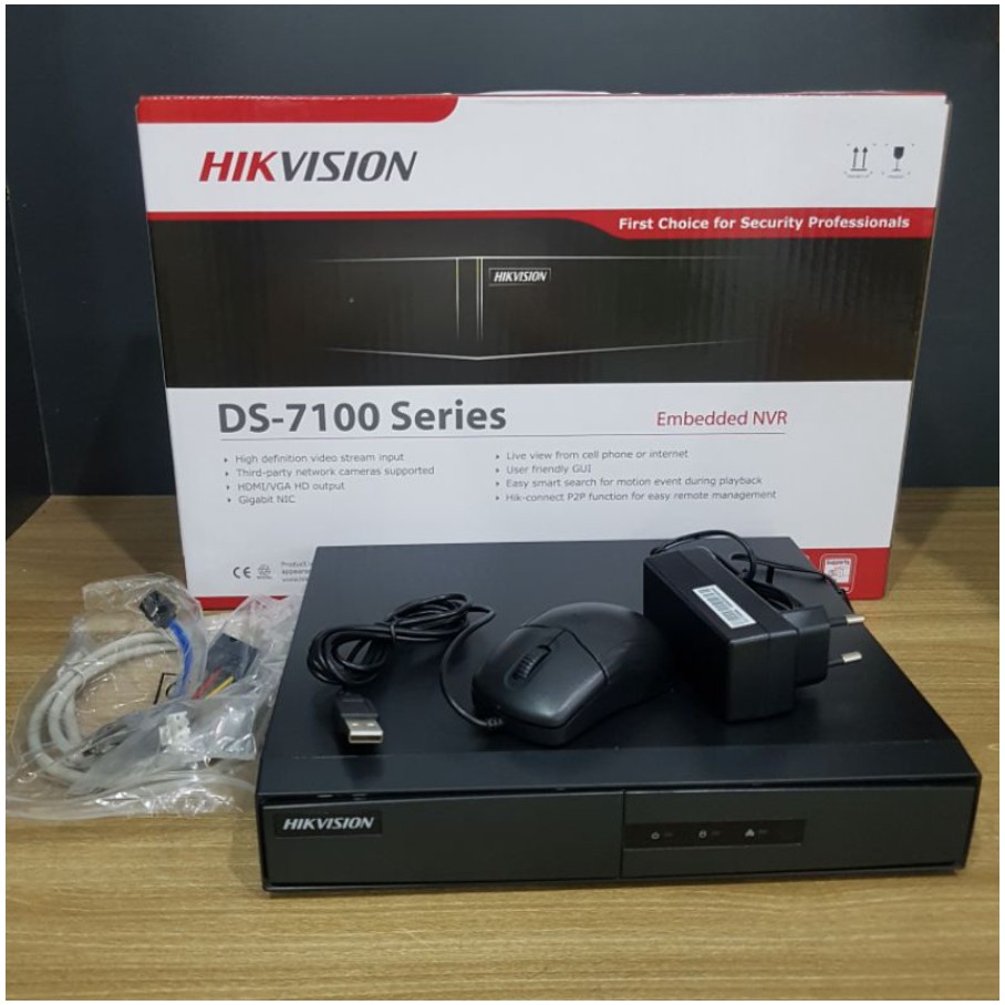 Đầu Ghi Hình Camera IP Hikvision DS-7104NI-Q1/M 4 kênh hoặc DS-7104NI-Q1/M 8 kênh 4Mp