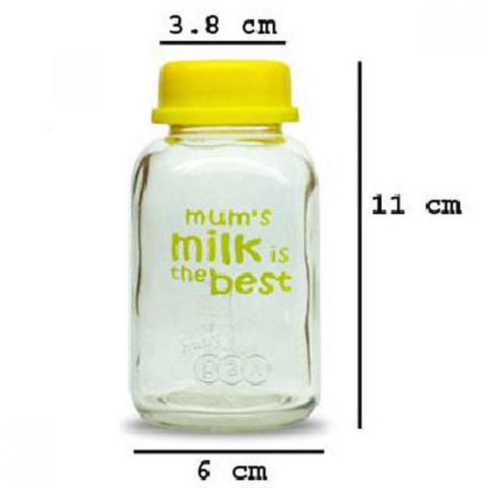 Bộ 3 Bình Sữa Thủy Tinh Dung Tích 150ml Cho Bé