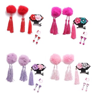 Set kẹp hoàng châu công chúa