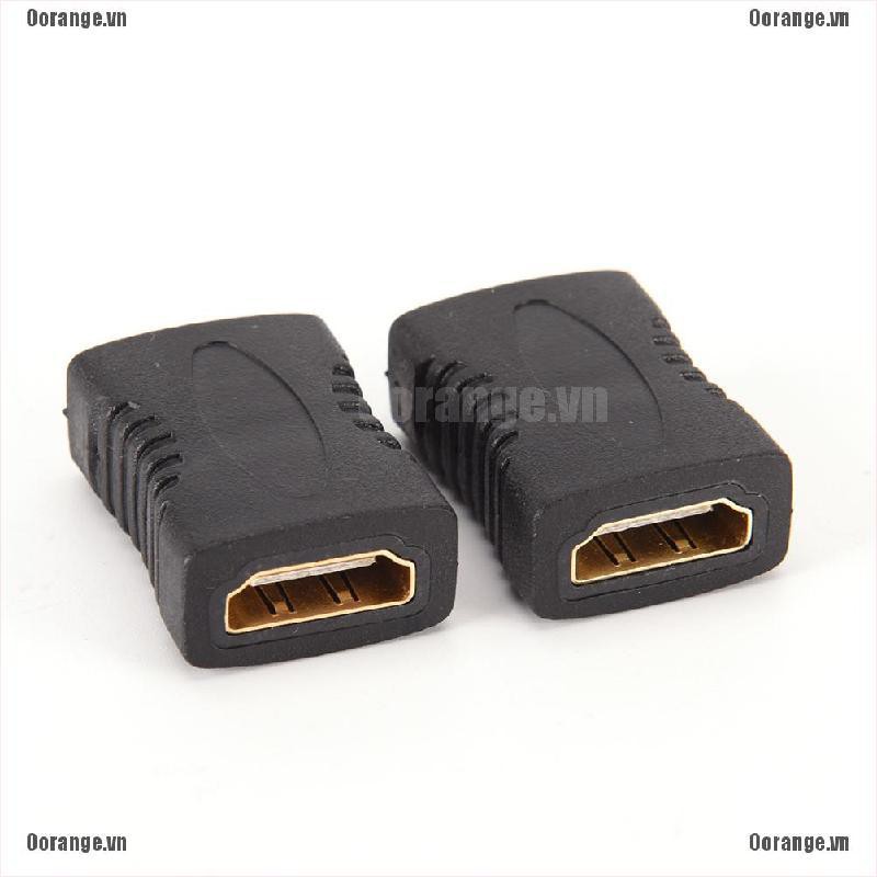 MT Hot Sale 2PCS HDMI Female to Female Coupler Extender Adapter Connector F/F for HDTV HD BH | WebRaoVat - webraovat.net.vn
