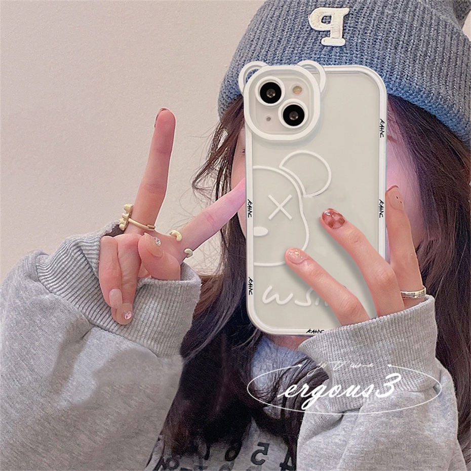 Ốp Điện Thoại Mềm In Hình Kaws Sáng Tạo Cho iPhone 14 13 12 11 Pro Max SE2020 X XR Xs Max 7 8 6 6s Plus