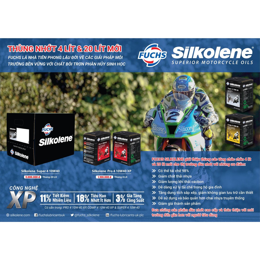 Nhớt Fuchs Silkolene Super 4 10W40