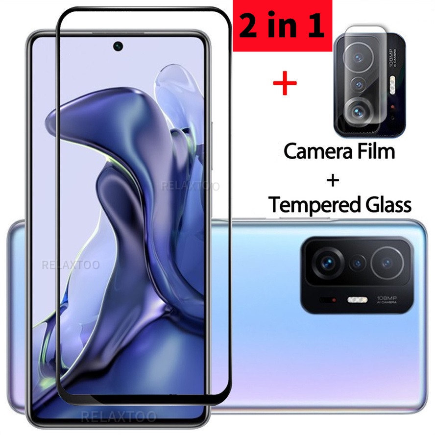 Kính cường lực bảo vệ camera sau 2 trong 1 cho xiaomi11t Xiaomi 11T Pro Mi 11T 11 mi11 xiaomi11 Mi 11 Lite NE 5G NE