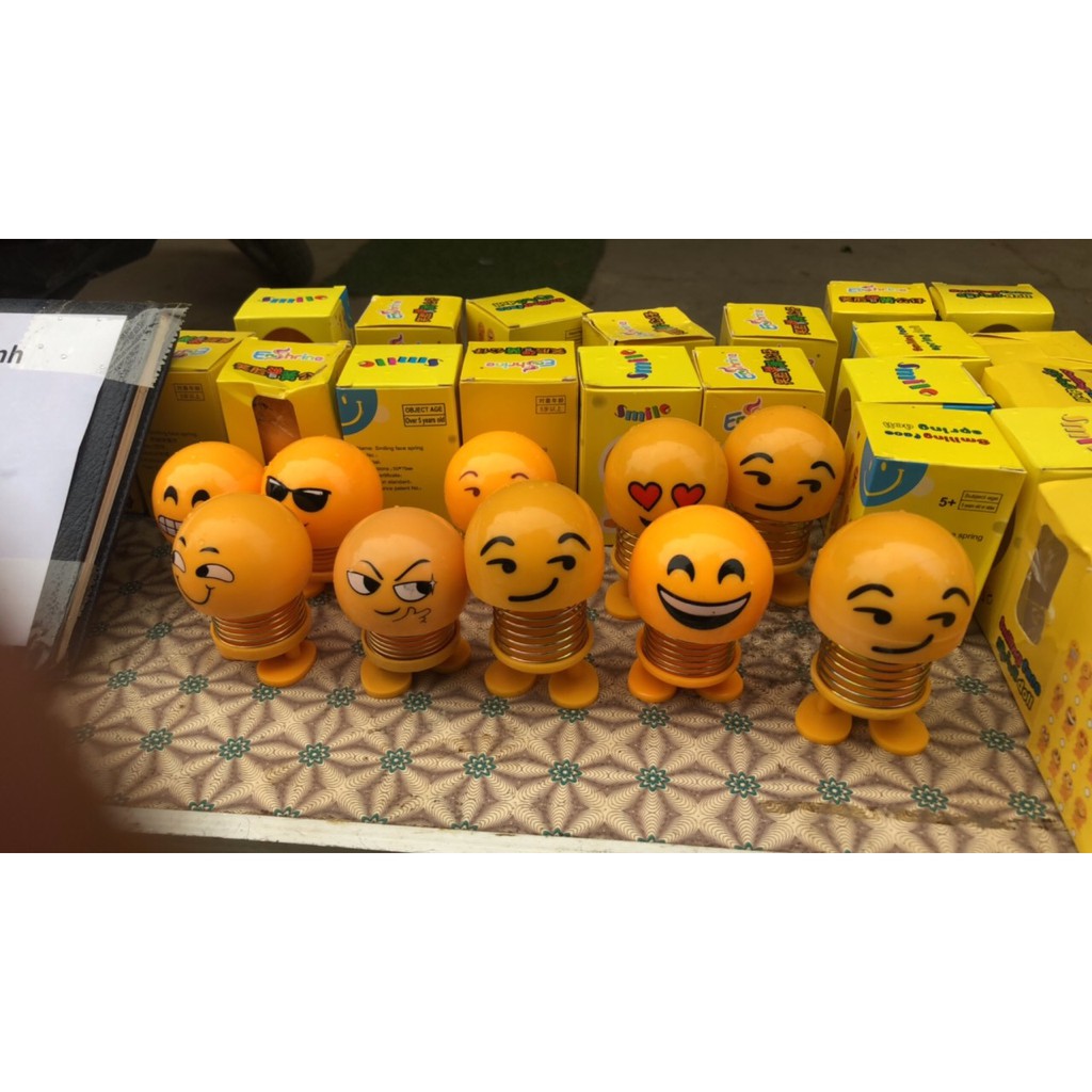 [SIÊU RẺ] XẢ HÀNG Thú Nhún Emojji con lắc lò xo - Siêu Chất - Siêu Vui Emoji | BigBuy360 - bigbuy360.vn