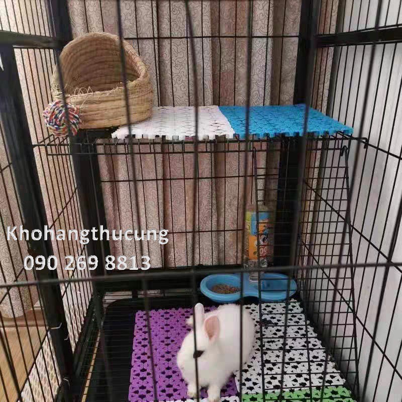 Tấm lót chuồng nuôi thỏ-hamster-chó-mèo kích thước 30x30cm