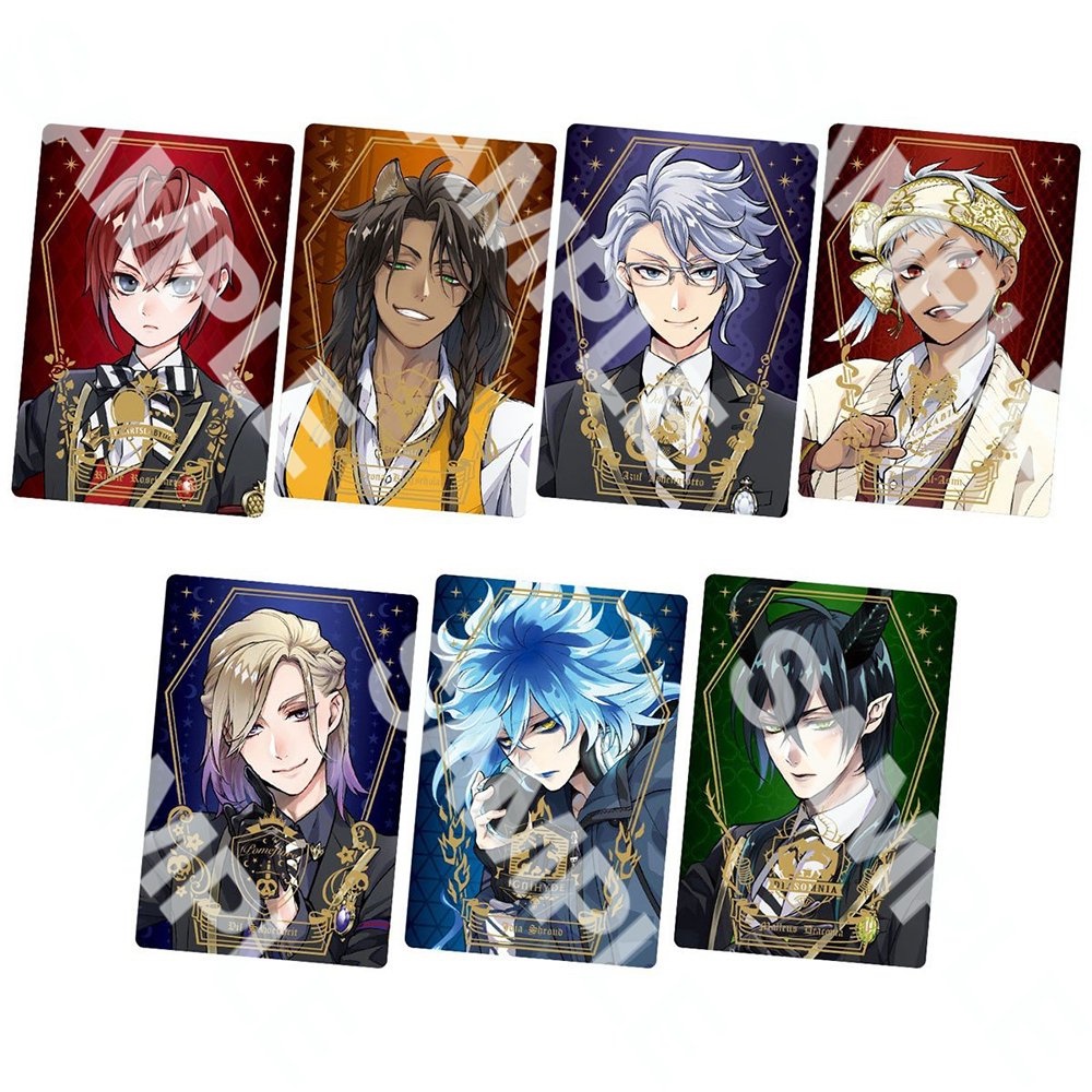 (1 tấm) Ảnh card bo góc in hình nhân vật game Twisted Wonderland M1 thẻ bo viền 5*8cm anime chibi sưu tầm #
