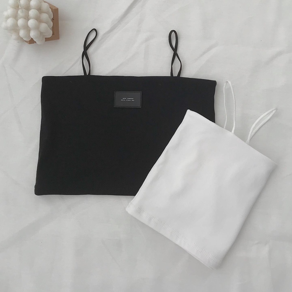 Áo 2 Dây Croptop JEM CLOSET Ôm Body Chất Borip Mềm Mịn Lên Form Siêu Sexy SMILI 10319