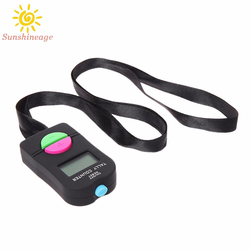 SUNAGE- ~Digital Counter Tally Counter 0-9999 2/sec Beep Clicker Manual Clicker【SUNAGE-HOT Fashion】