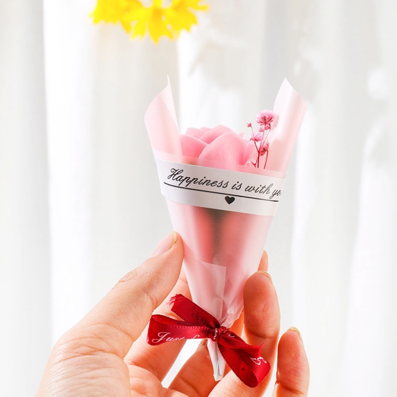 Đồ trang trí bánh sinh nhật  Bó hoa hồng mini trang trí bánh