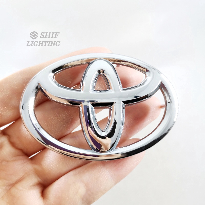 Miếng dán ABS màu vàng kim thay thế thiết kế logo xe TOYOTA