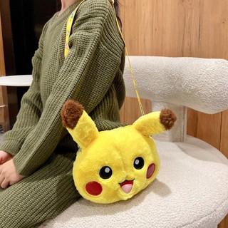 Túi Đeo Chéo Hình Pikachu Nhồi Bông Dễ Thương Thời Trang Nhật Bản 2022 Cho Nữ
