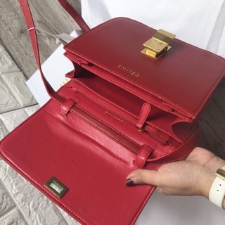 Túi Celine box khoá đồng