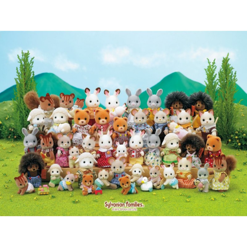 Đồ chơi nhập vai Gia đình Rái cá 4 thành viên Epoch Sylvanian Families