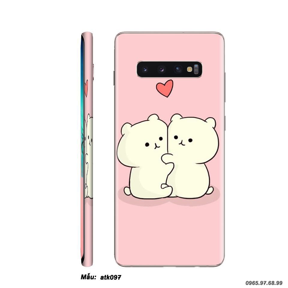 Miếng dán skin SamSung Galaxy  Note 7 / Note FE/ Note 8/ Note 9 / Note 10 / Note 10 Lite/ Note 10 Plus in hình  sưu tầm