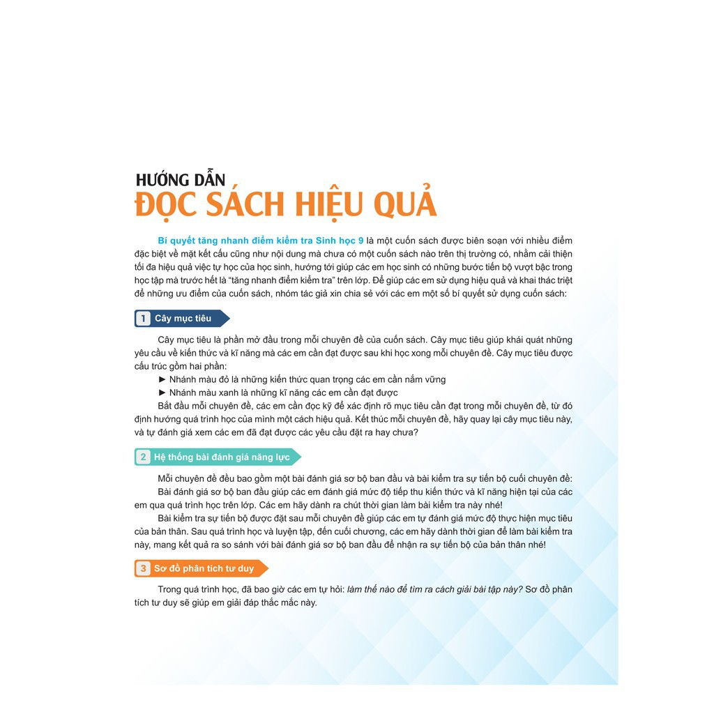 Sách Bí quyết tăng nhanh điểm kiểm tra Sinh học 9