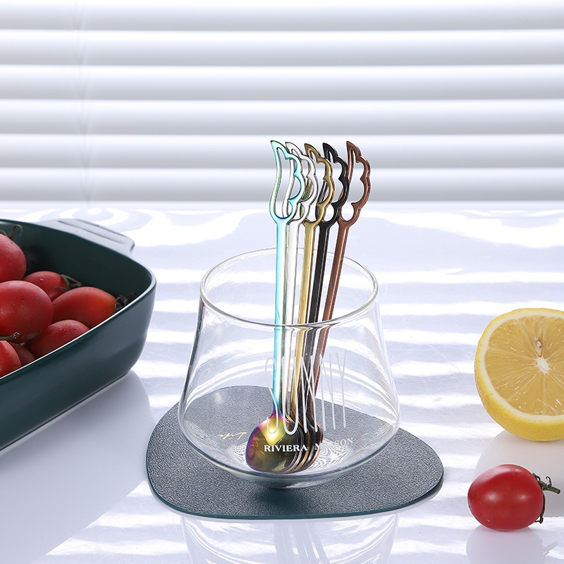 Muỗng Cà Phê Bằng Thép Không Gỉ 304 Thiết Kế Sáng Tạo