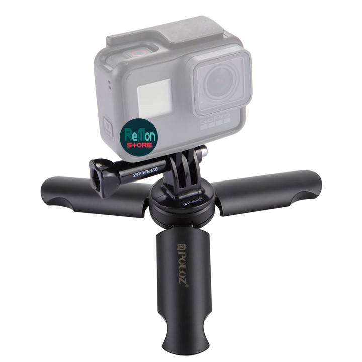 Tay cầm quay phim đế 3 chân cho GoPro 8 7 6 5 4 giảm sốc khung hình Puluz + Vít  - Hàng chính hãng | BigBuy360 - bigbuy360.vn