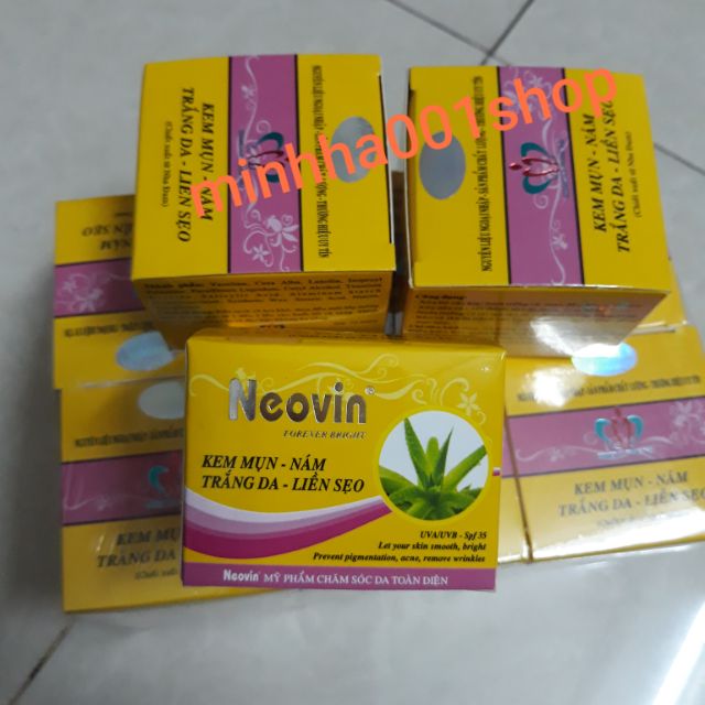 Kem mụn nám trắng da liền sẹo 10g neovin