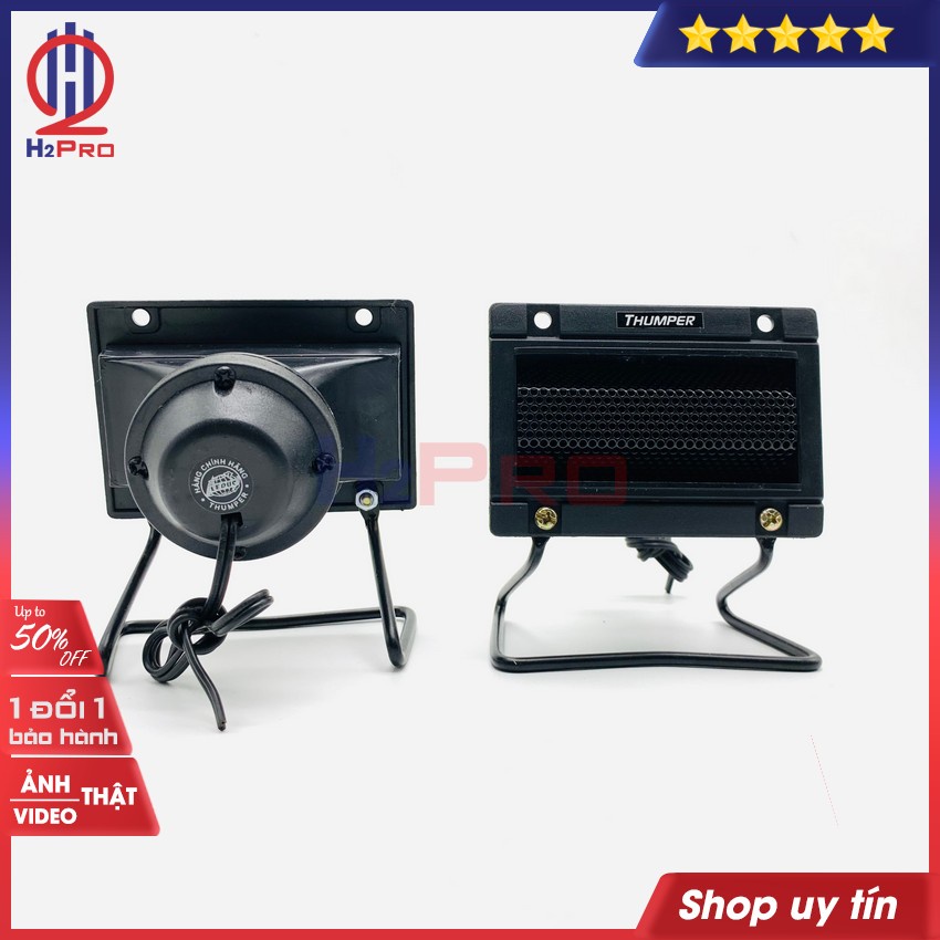 Đôi loa siêu treble thạch anh Thumper AT416 H2Pro 20W-hàng hãng-phễu kèn (2 loa), loa siêu treble thạch anh cao cấp