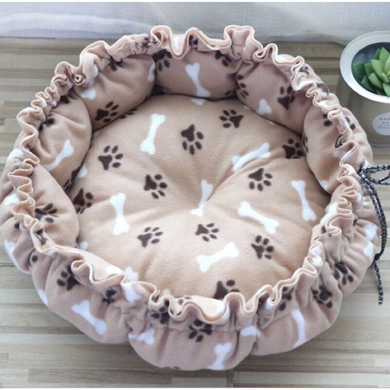 Đệm Tròn Rút Dây Cho Chó Mèo, Nệm Rút Kích Thước D55cm - BOMPET