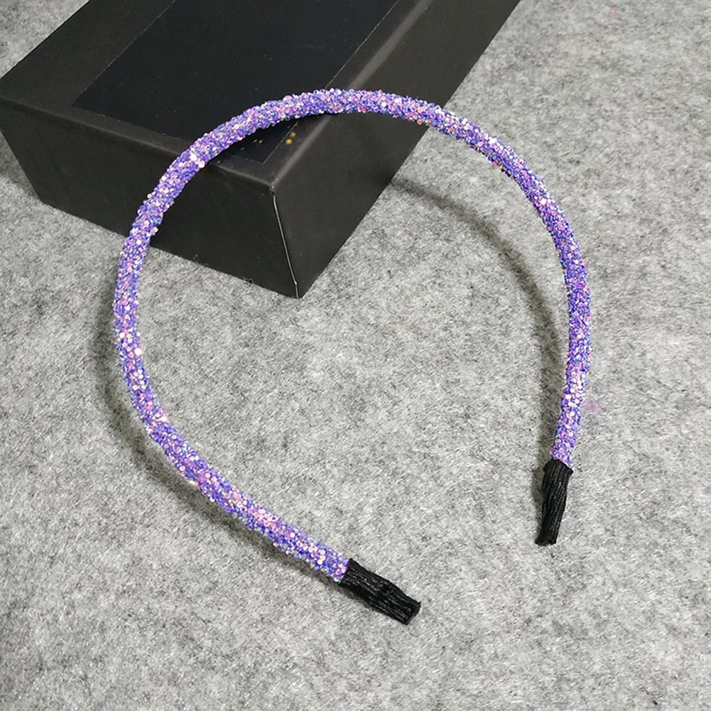 Băng Đô Cài Tóc Đính Kim Sa Lấp Lánh