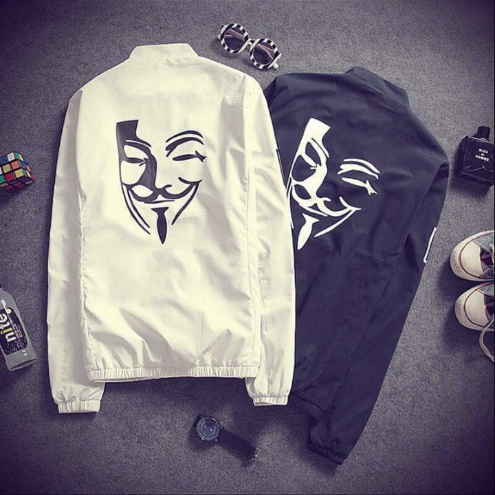 ÁO KHOÁC DÙ NAM Hacker Anonymous