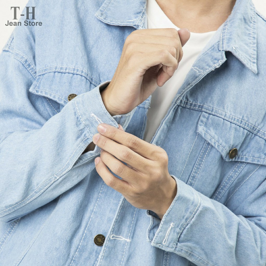 Áo Khoác Jean Nam 3 Mạc Nối, Áo Khoác Bò Trẻ Trung Năng Động