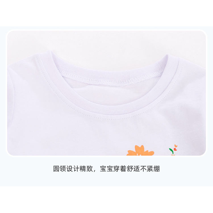 Áo thun cộc tay bé gái chính hãng LITTLE MAVEN - mẫu ATE076 ÁO MÀU TRẮNG IN HÌNH UNICORN