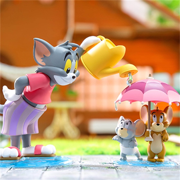 ★Hgtoys★Set 52 Mô Hình Búp Bê TOM Và JERRY 2 Series Trang Trí