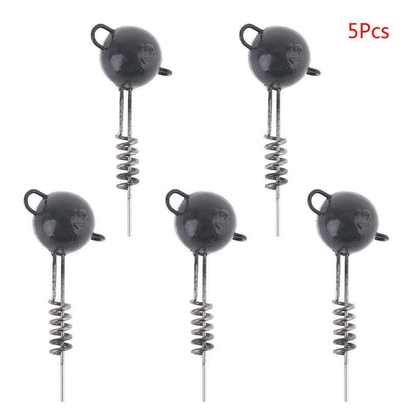 Set 5 Đầu Nối Mồi Câu Cá Bằng Thép Không Gỉ 7g 10g 15g 20g 25g 30g 50g Pike