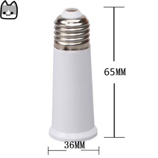 E27 to E27 65mm Extend Socket Base Lamp Holder Converter Light Bulb Cap Conversion Adapter