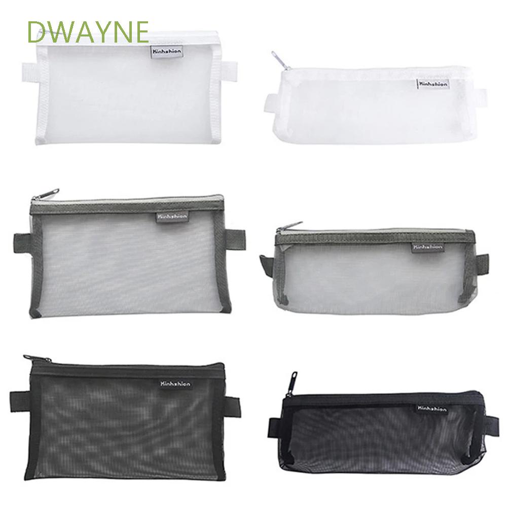 Túi Đựng Bút Bằng Lưới Nylon Trong Suốt Đơn Giản Chất Lượng Cao Nhiều Màu