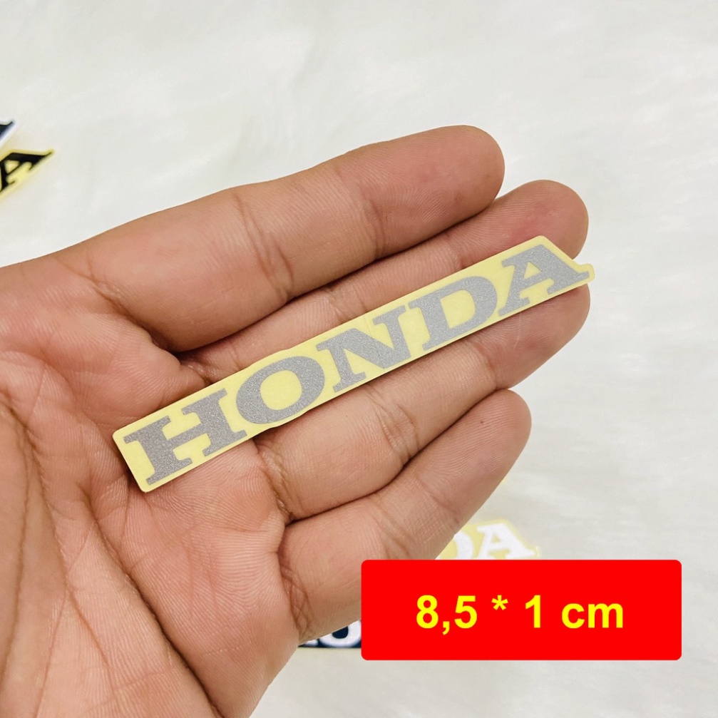 Tem logo HONDA đủ kích cở sử dụng dán mặt nạ, cánh bửng, mu rùa xe WAVE, VARIO, AB, CICK THÁI, VISION