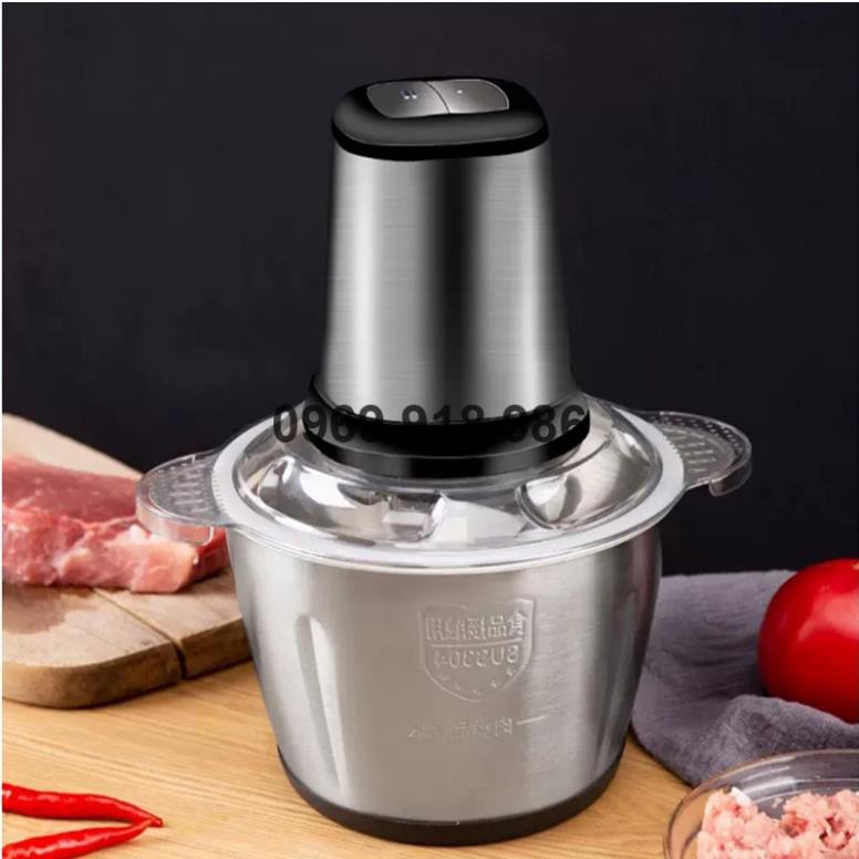 🍁 Máy Xay Thịt Cá Rau Củ Hoa Quả Gia Đình Cối Inox 4 Lưỡi Đa Năng Đẹp Giá Gốc Sỉ Rẻ 🍕 Tổng Kho Gia Dụng Bình Thuận🍕