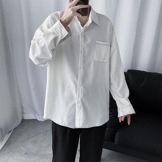 (RẺ VÔ ĐỊCH) Áo sơ mi viền cách tân oversize