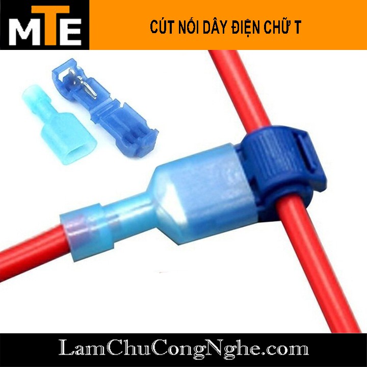 Cút Nối Dây Điện Chữ T – Nối dây 0.3-6mm2 (Combo 10 chiếc)