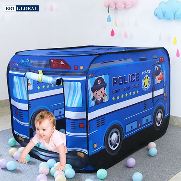 Nhà bóng xe ô tô BBT GLOBAL nhiều hình cho bé 995-7066B