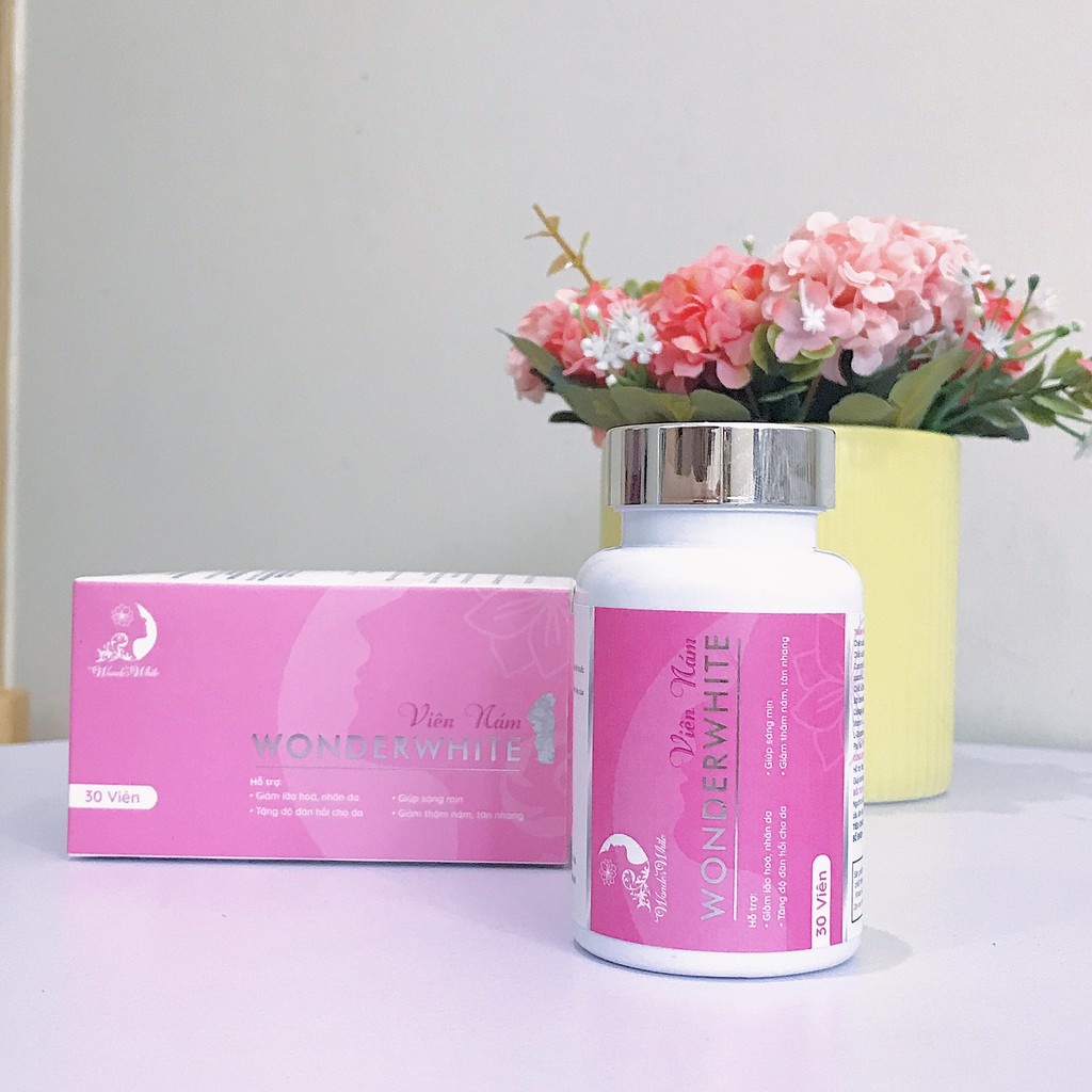 Viên nám Wonder White - Hỗ trợ giúp làn da sáng mịn hơn, giảm nám