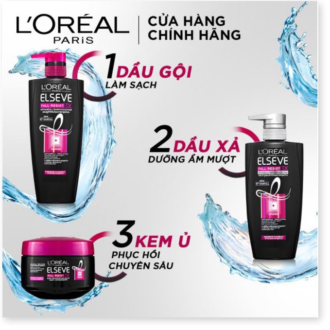 [325ml] Dầu Xả Ngăn Tóc Gãy Rụng L'Oreal Elseve Fall Resist 3X Conditioner