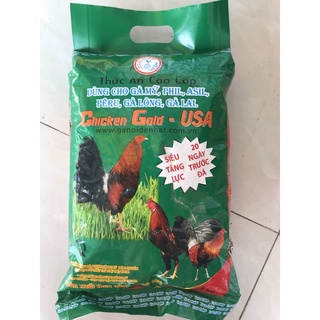 Thức ăn gà mỹ peru phil asil gà lông gà lai chicken gold 2kg - công nghệ mỹ siêu tăng lực