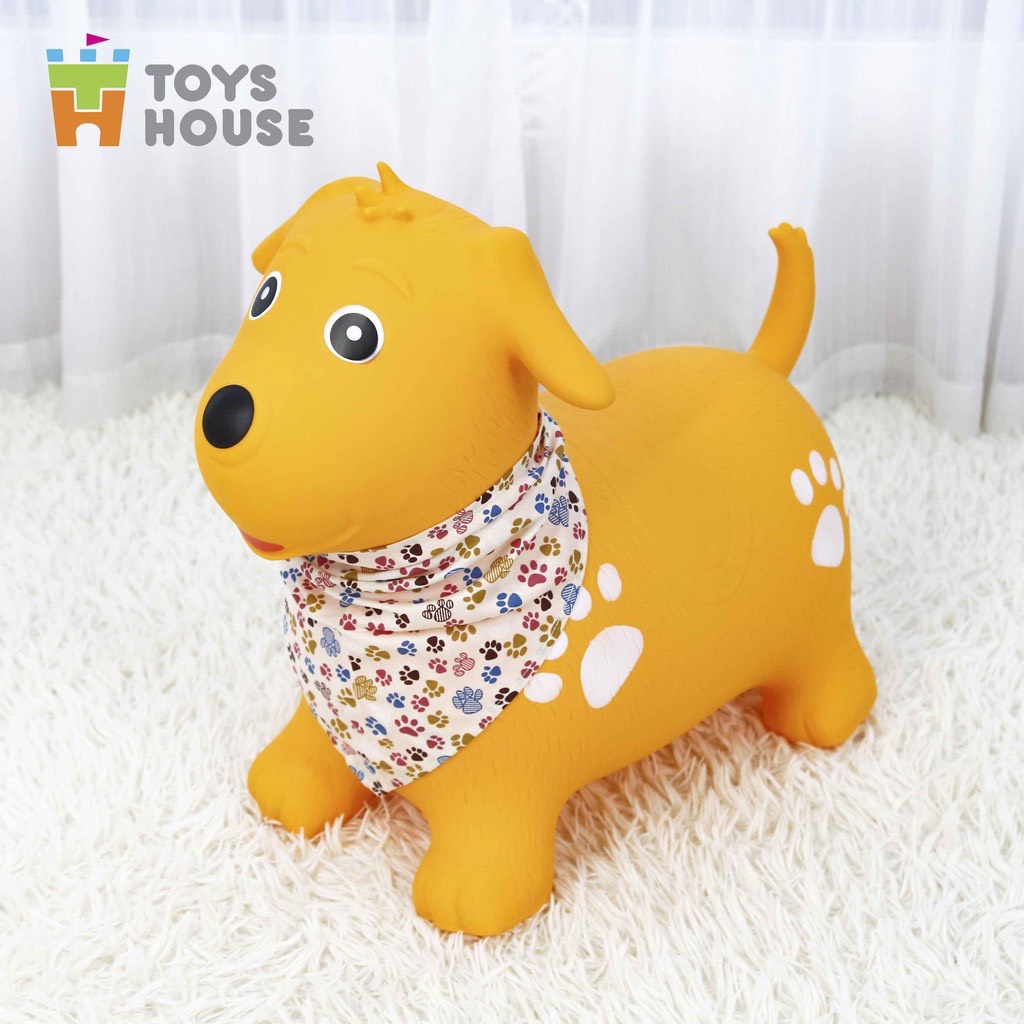 Thú nhún trẻ em hình chú hươu Toyshouse PA2807 - Tiêu chuẩn Xuất khẩu Châu Âu EN71 - Đồ chơi vận động cho bé