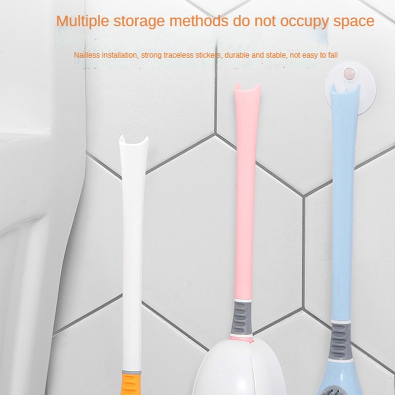 Bàn Chải Vệ Sinh Toilet Bằng Silicone Tiện Dụng