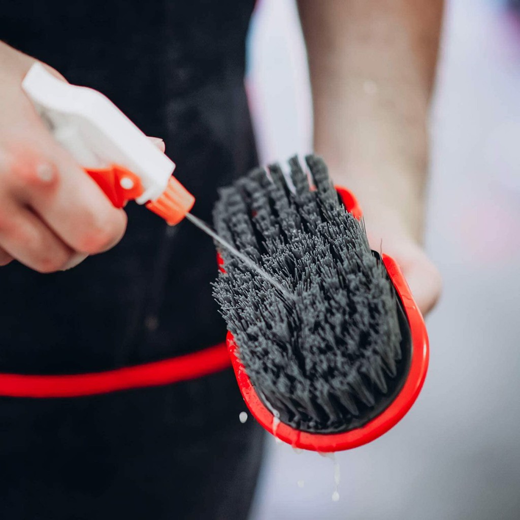 Bàn chải sợi PP vệ sinh lốp xe và thảm MAXSHINE Tire &amp; Carpet Scrub Brush – Heavy Duty chamsocxestore