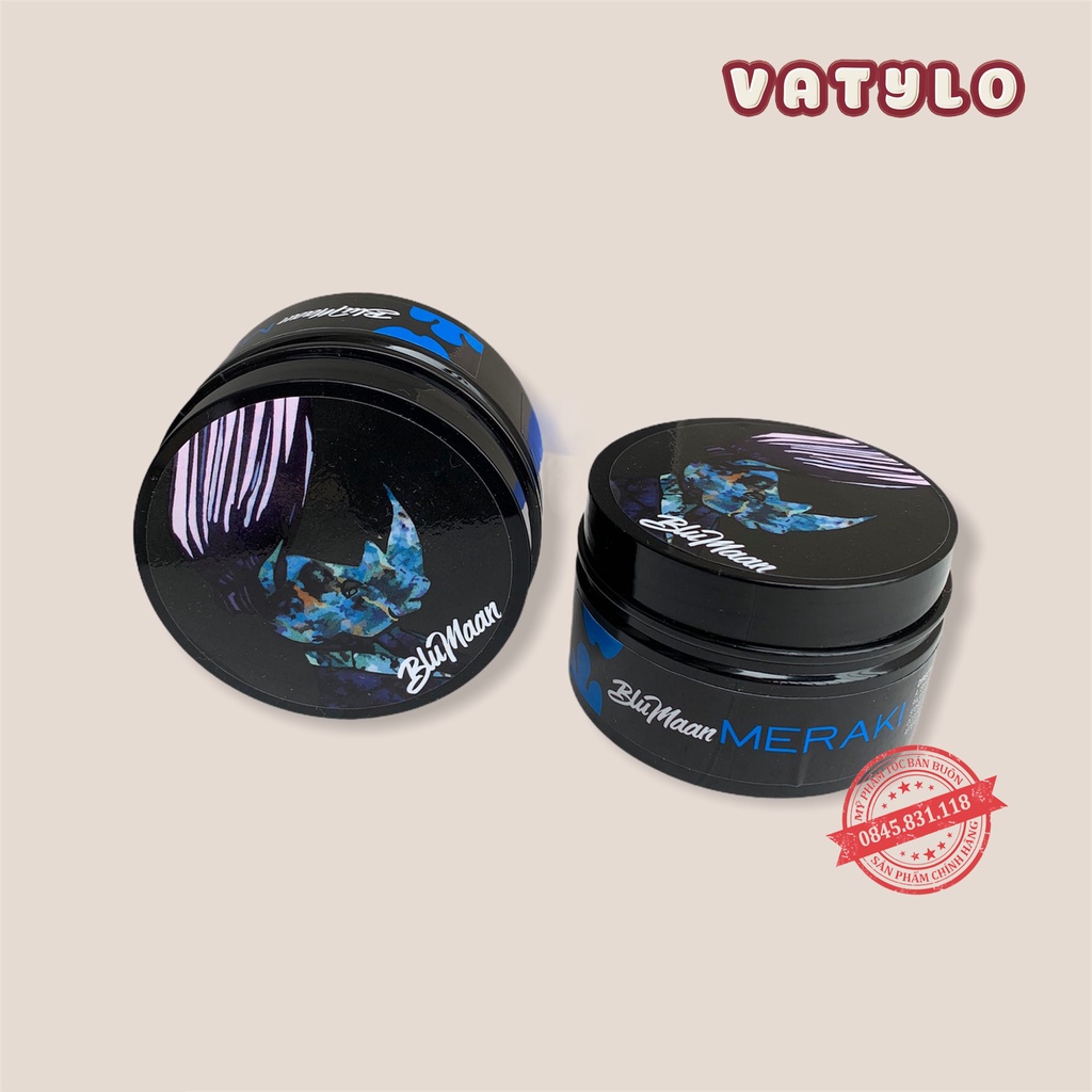 Sáp vuốt tóc nam BLUMANN 100g  Keo vuốt tóc nam nữ Gel tạo kiểu undercut side part mùi thơm dễ chịu MN10